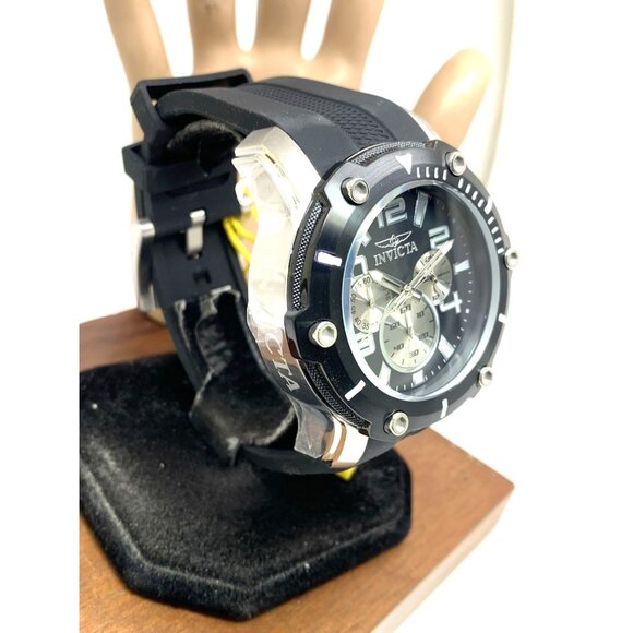 Invicta Men's Watch 45739 Pro Diver Quartz Chronograph Black Dial Rubber Strap - Picture 14 of 14